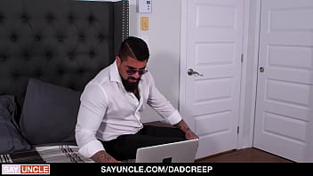 Preview 2 of Mp4 Xxx Bbw - My stepson is too inexperinced to be messing around with strangers on the internet,  so,  when I see he has a profile on a gay dating app,  I make a fake profile and send him a lewd message