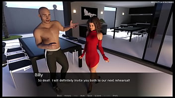 Preview 1 of Downward Doggy Porn - Cuckold Husband watches wife get fucked and take a massive facial cumshot. real slut hungry for cock - hotwife 3D porn games