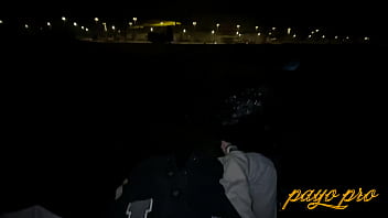 Preview 2 of Fat Girl Full Family Classic - Chica timida se traga polla al aire libre - Emejota Payo Pro