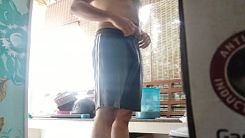 Preview 2 of Malaysian Schoolgirl Porn - Naked indian boy doing pushups