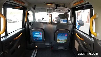 Preview 1 of Claudia Maria - Hot brunette undressed in a taxi