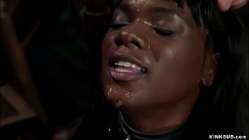 Preview 1 of Pron Tuba - Ebony trainee suck and fuck big cock