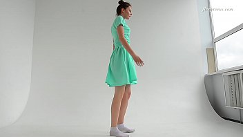 Preview 3 of Www Xxx Dise Six Vidoya Com - Dressed flexible brunette Alla Sinichka