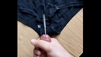 Preview 3 of Sajjb - Teen dick cum on girlfriends underwear