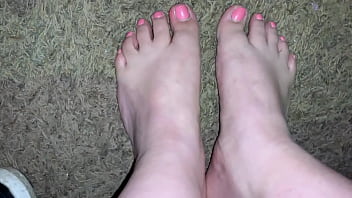 Preview 3 of Xxx Nep Hot Hd Video - Very nice feet cumshot on BBW Latina sexy toes