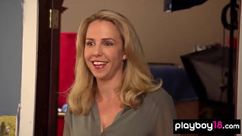 Preview 2 of Xxx Video Hdxxx Video Hd 2017 - Amateur blonde babe Nicole in glasses serving a big cock in the library