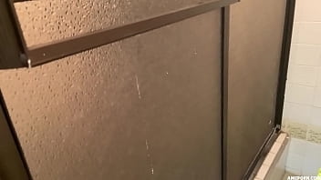 Preview 1 of Dour Porn - I Spy My step Cousin In The Shower And In The End Let Me Touch Her