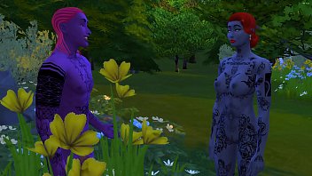 Preview 1 of Woodman Casting Teens Hard Anal - Avatar Couple Fucking Hard Outside In The Woods