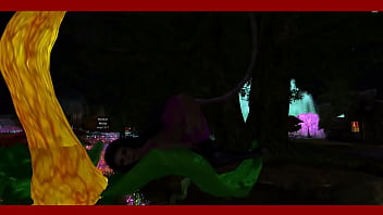 Preview 2 of Kamera Ocean Ganggang - Tiny Girl t. Plant Fucked