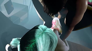 Preview 1 of Melayu Boleh Porn X - Getting Freaky with Rebecca Cyberpunk Edgerunners Parody