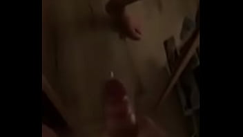Preview 2 of Mom Panti Smell Son - Big Cook Zeitlupe Spiegel