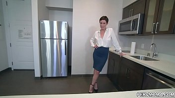 Preview 1 of Dog Licks While Couple Fucks - Tony Profane practice fucking on Olive Glass hot milf pussy to get some experience