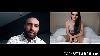 Preview 1 of Skylin Novia - Beautiful babe Athena Faris solo pussy plays for stepfather