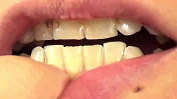 Preview 1 of Nepali Mms Kand - Mouth Vore Close Up Of Fifi Foxx Eating Gummy Bears