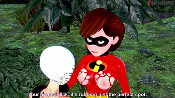 Preview 3 of Secretary Creampie - Elastigirl fucking hard in a secret mission | The Incredibles | Full Movie on PTRN or Sheer: Fantasyking3