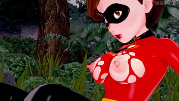 Preview 4 of Secretary Creampie - Elastigirl fucking hard in a secret mission | The Incredibles | Full Movie on PTRN or Sheer: Fantasyking3