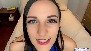 Preview 3 of Usagi Yuuki - Clara Dee - Close Up Cum Begging and Cum in Mouth JOI