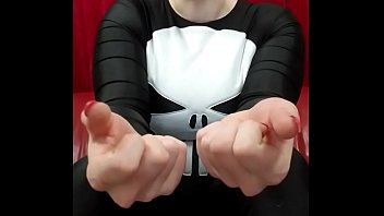 Preview 4 of Sasha Foxxx Double Blowjob - Punisher Cosplay High Heel Worship Femdom