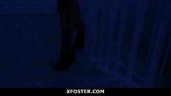 Preview 2 of Horse Sex Movies - Sneaky Foster step By Daddy - Vanna Bardot