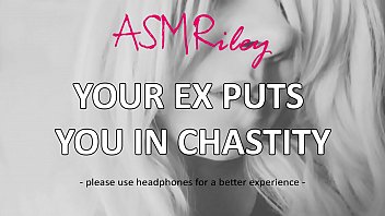 Preview 3 of Cake Pussy - EroticAudio - Your Ex Puts You In Chastity,  Cock Cage,  Femdom,  Sissy| ASMRiley