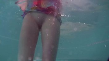 Preview 1 of Hacker Porn - Redhead b. Nikita Vodorezova gets naked fast underwater