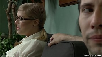 Preview 2 of Venille Devile - Blonde rough fucked in auto body shop