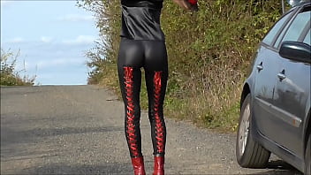 Preview 2 of Winter Peach - leggings