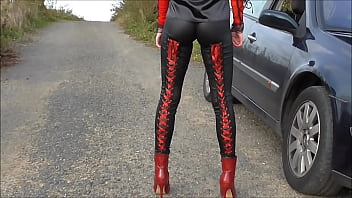 Preview 1 of Masked Girl Anime - leggings