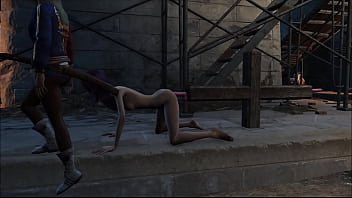 Preview 2 of Joint Loire - Fallout 4 Holly dildo play