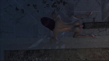 Preview 3 of Joint Loire - Fallout 4 Holly dildo play