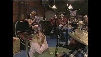 Preview 1 of Mam Sanxx - Lusty redneck poked in all her fucking holes country wanton girl with raven hair Judy Star on the jukebox in the barroom when all visitors were chugging down their