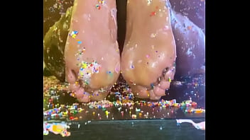 Preview 1 of Assy Asian - Victoria Cakes give Gibby The Clown a great birthday present