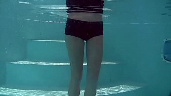 Preview 1 of Wet Hidden - Sexy underwater redhead Nikita Vodorezova