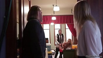 Preview 2 of Nude Slave Girls Cumming - Therapist sent blonde for bdsm sex cure