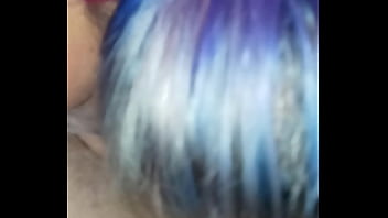 Preview 2 of Mom Wears Cum In Her Shoes - Chubby emo chick gags hard