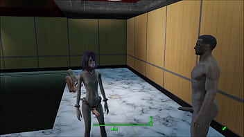 Preview 2 of Rayel Stelle - Fallout 4 Hard sex black