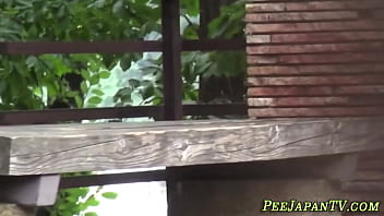 Preview 2 of Collage Girl Saxey Video - Weird Japanese Teenagers Peeing