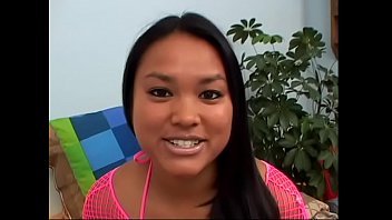 Preview 1 of Full Hd Bf Family - Horny head hunter describes young Asian floozie in pink fishnet outfit Ashley Marie what way  he prefers that action