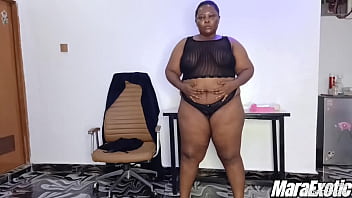 Preview 1 of Big Conshot - Sweet table Masturbation and squirt rush | FULL VIDEO ON RED - Mara Exotic