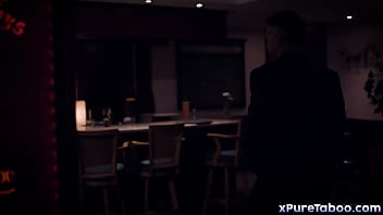Preview 1 of Girls Bothroom Sex - Waitress fucked by her boss in the bar!