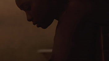 Preview 1 of Couple Seduction - KiKi Layne topless - IF BEALE STREET COULD TALK - nude tits,  nipples,  boobs,  sex,  black actress