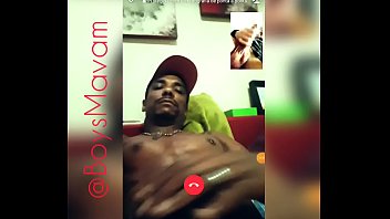 Preview 1 of Sissy With Big Head Cock - fiz video chamada com meu meio irmao,  que safado
