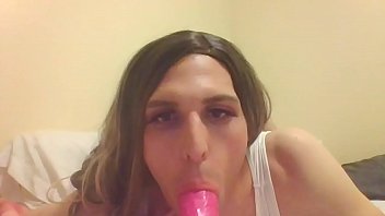 Preview 3 of Music Coompla - Brunette Dildo Blowjob