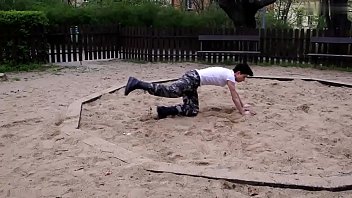 Preview 1 of Xgirl Contre Supermacho - Chased in The Park Then Fucked In The Ass Yuri Gets Every Raw Inch Of Reed s Attention