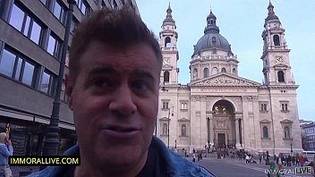 Preview 1 of Big Buty Rude Sex - Funny Fellow from England Wins Over Busty Blonde MILF with His Humor