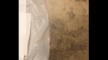 Preview 1 of Roseyn Sex - Spying on SIL tampon applicators and pad wrappers. Part 1-2