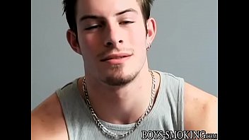 Preview 1 of Iras 15th - Chain-smoking Mike Roberts shoots hot cum after jerking solo