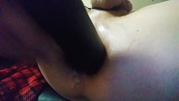 Preview 3 of Webcam Pss7 - Bottomboyxs big black dildo butt fucking 2