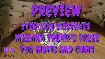 Preview 1 of Sharub Khan - Step Son Mistakes Melania Trump&#039_s Face For StepMoms And Cums (Preview)