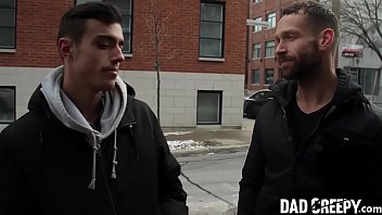 Preview 1 of Shia Strong - Petite Stepson Lets His Breed His Ass